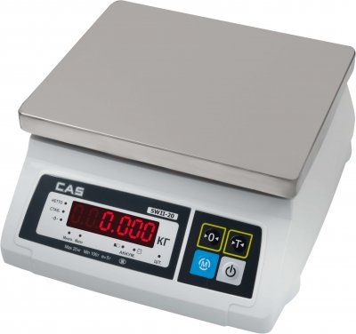 Весы электронные CAS SWII-02, с поверкой